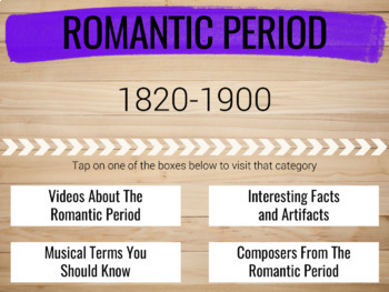 romantic period of music history